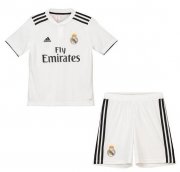 Kids Real Madrid Home 2018/19 Soccer Kit (Shirt+Shorts)