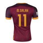 AS Roma 2015-16 Home M. SALAH #11 Soccer Jersey
