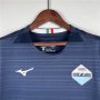 Lazio 23/24 Football Shirt Away Navy Soccer Jersey Shirt