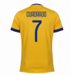 Juventus Away 2017/18 Cuadrado #7 Soccer Jersey Shirt