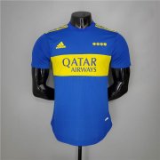 Boca Juniors 21-22 Home Blue Soccer Jersey Football Shirt (Player Version)