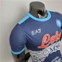 Napoli 21-22 Maradona Commemorative Version Blue Soccer Jersey Football Shirt (Player Version)