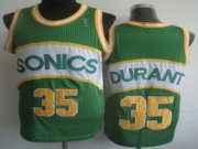 Seattle Supersonic Kevin Durant #35 Green Jersey(Sonics)