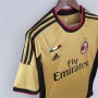 AC Milan 13-14 Retro Gold Football Shirt Soccer Jersey