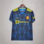 Manchester United 21-22 Kit Third Blue Ronaldo #7 Soccer Jersey Football Shirt