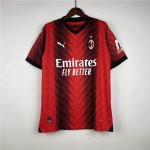 AC Milan 23/24 Home Red Soccer Jersey Football Shirt