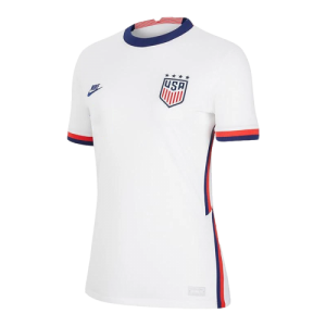 USA 2020 White Home Women\'s Soccer Jersey Shirt
