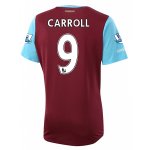 West Ham Home 2015-16 CARROLL #9 Soccer Jersey