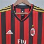 AC Milan 13-14 Retro Home Football Shirt Soccer Jersey