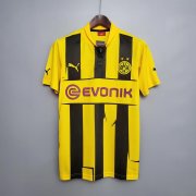 BORUSSIA DORTMUND RETRO JERSEY 12-13 YELLOW SOCCER SHIRT
