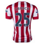 Stoke City 2015-16 Home CROUCH #25 Soccer Jersey