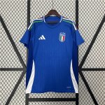 UEFA Euro 2024 Italy Football Shirt Home Blue Soccer Jersey