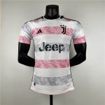 23/24 Juventus Football Shirt Away White Soccer Jersey (Authentic Version)