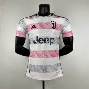 23/24 Juventus Football Shirt Away White Soccer Jersey (Authentic Version)