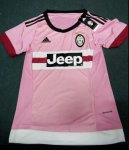 Juventus 2015-16 Away Soccer Jersey Pink Women