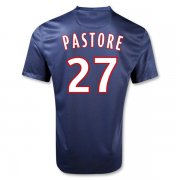 12/13 PSG #27 Pastore Home Soccer Jersey Shirt