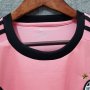 Juventus 15-16 Retro Soccer Jersey Long Sleeve Away Pink Football Shirt