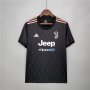 Juventus 21-22 Away Black Soccer Jersey #7 VLAHOVIĆ Football Shirt
