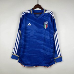 2023 Italy Football Shirt Home Long Sleeve Soccer Jersey