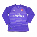 18-19 Arsenal Goalkeeper Purple Long Sleeve Soccer Jersey Shirt