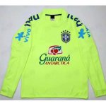 Brazil LS Green 2017/18 Soccer Training Jersey Shirt