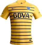 Boca Juniors Away 2016-17 Yellow Soccer Jersey Shirt