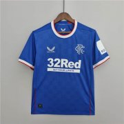 Glasgow Rangers 22/23 Home Blue Soccer Jersey Football Shirt