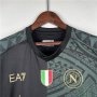 Napoli 23/24 Football Shirt Third Black Soccer Shirt