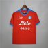 Napoli 21-22 Away Red Soccer Jersey Football Shirt