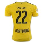 Borussia Dortmund Home 2016-17 PULISIC 22 Soccer Jersey Shirt