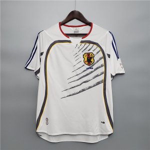 Japan 2006 Away White Retro Soccer Jersey Football Shirt