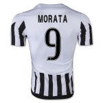 Juventus 2015-16 Home MORATA #9 Soccer Jersey