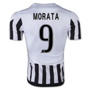 Juventus 2015-16 Home MORATA #9 Soccer Jersey