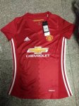 Manchester United Home 2016-17 Women's Soccer Jersey Shirt