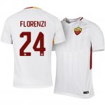 Roma Away 2017/18 Alessandro Florenzi #24 Soccer Jersey Shirt