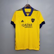 Boca Juniors 20-21 Third Yellow Soccer Jersey Football Shirt