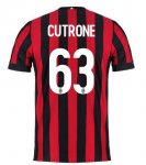 AC Milan Home 2017/18 Cutrone #63 Soccer Jersey Shirt