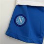 Kids 23/24 Napoli Away White Football Kit (Shirt+Shorts)