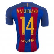 Barcelona Home 2016-17 MACSHERANO 14 Soccer Jersey Shirt