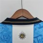 2022 Argentina Blue&White Soccer Jersey Football Shirt