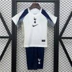 Kids/Youth Tottenham Hotspur 25/26 Home Soccer Kit (Shirt+Shorts)