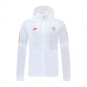 2019-20 PSG White Hoodie Jacket