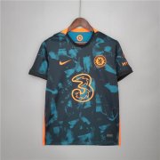 Chelsea 21-22 Third Kit Blue&Orange Soccer Jersey Football Shirt