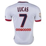 PSG Away 2015-16 LUCAS #7 Soccer Jersey