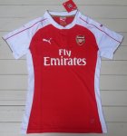 Arsenal 2015-16 Women's Home Soccer Jersey