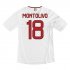 13-14 AC Milan #18 Montolivio Away White Soccer Shirt