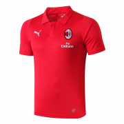 2019-20 AC Milan Red polo shirt