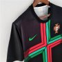 2022 Portugal Concept Black Soccer Jersey Football Shirt
