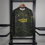 PSG 22/23 Fourth Black Long Sleeve Soccer Jersey Football Shirt