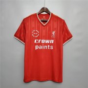 85/86 Liverpool Retro Red Soccer Jersey Football Shirt